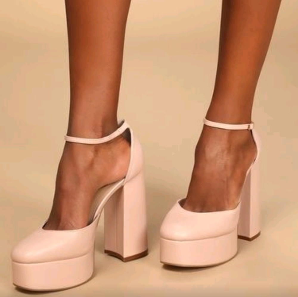 Madden Girl dion blush heels new